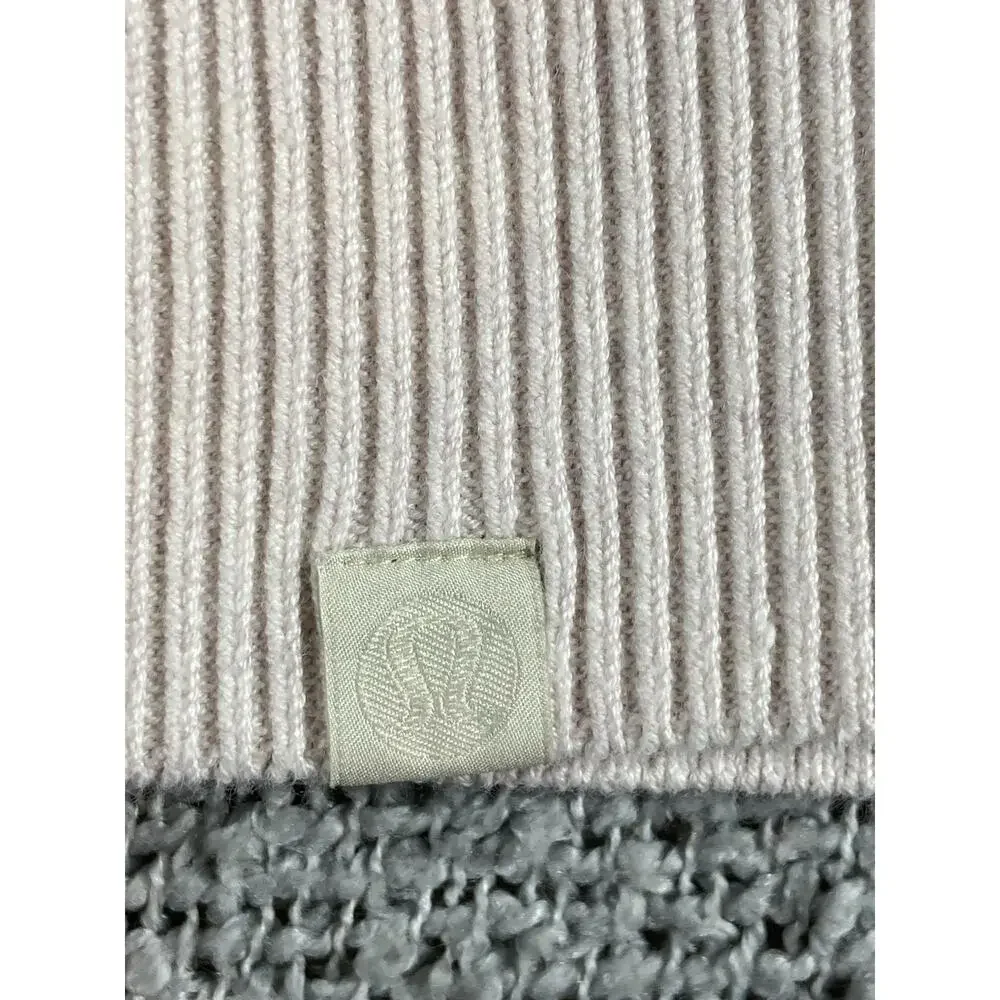 Lululemon Textured Knit Crew Neck Sweater Men’s Cream Transition Piece Fall XL